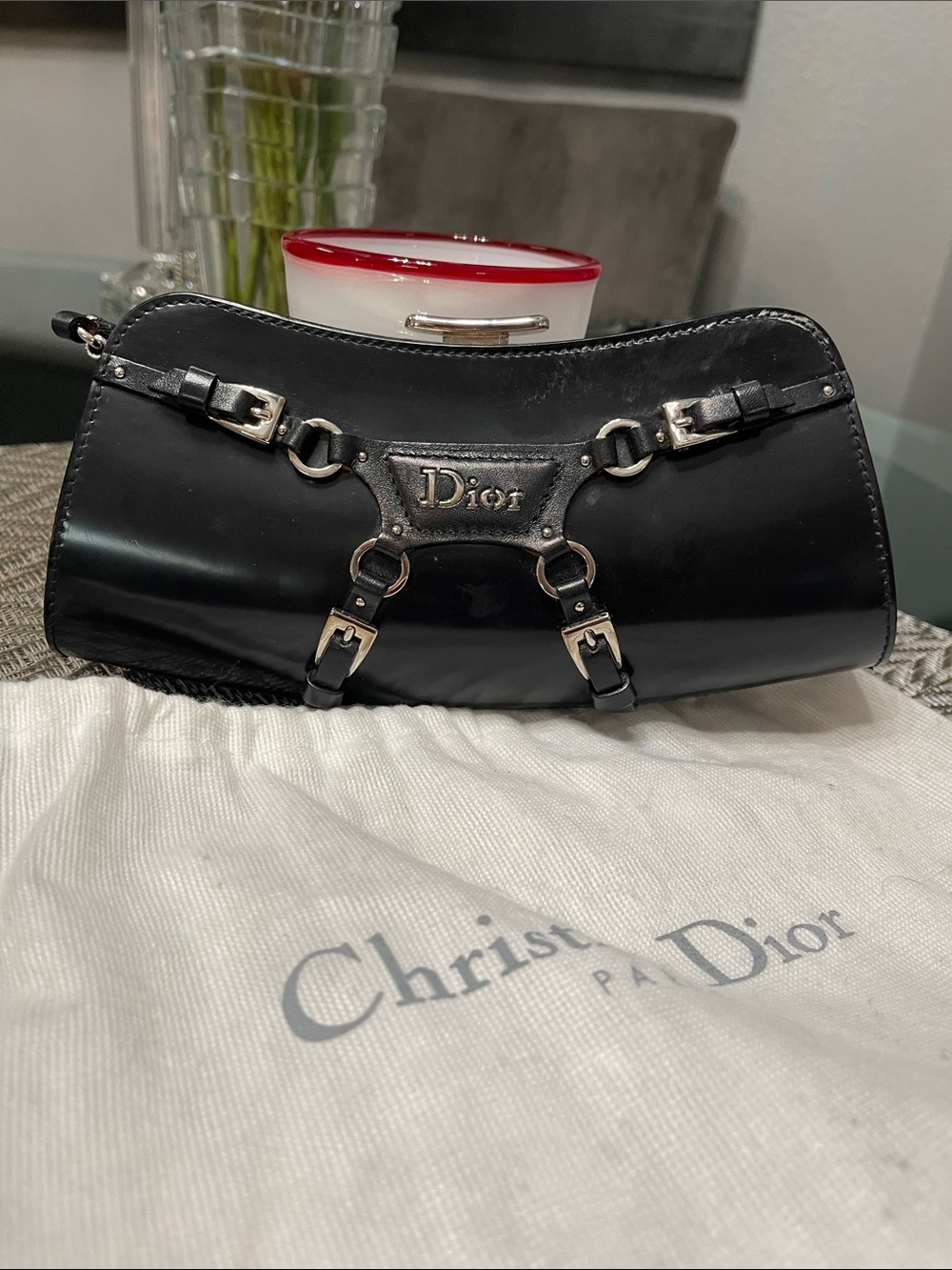 Christian Dior - Vintage - 2000s  John Galliano Bondage Clutch Bag